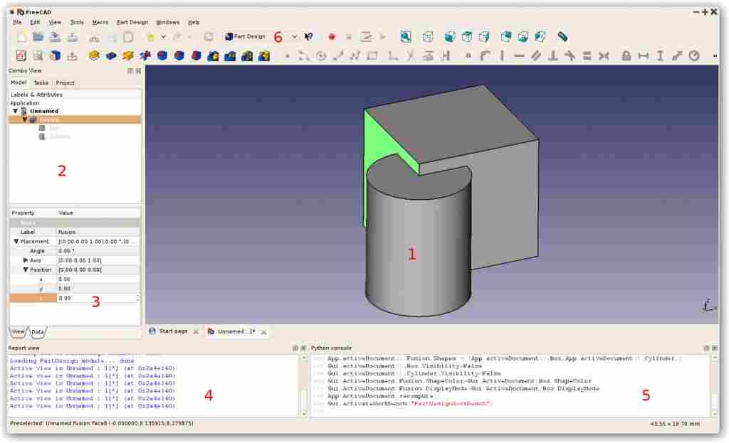 FreeCAD GUI